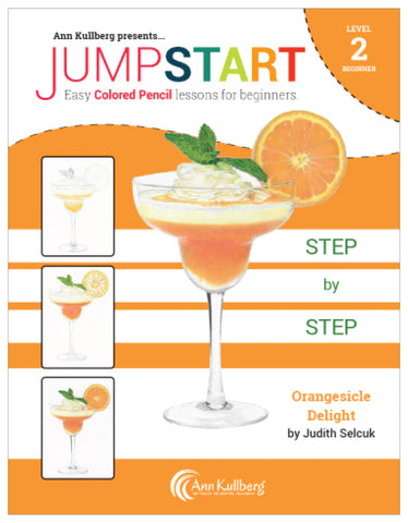 Jumpstart Level 2: Orangesicle Delight in Colored Pencil