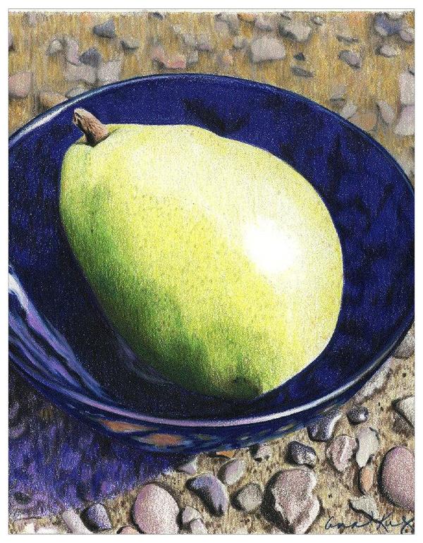 Pear Colored Pencil Project Kit