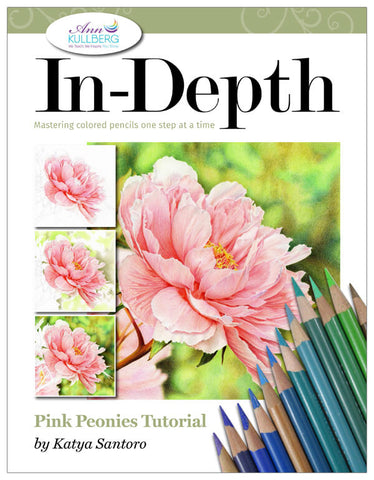 Pink Peonies: In-Depth Colored Pencil Tutorial