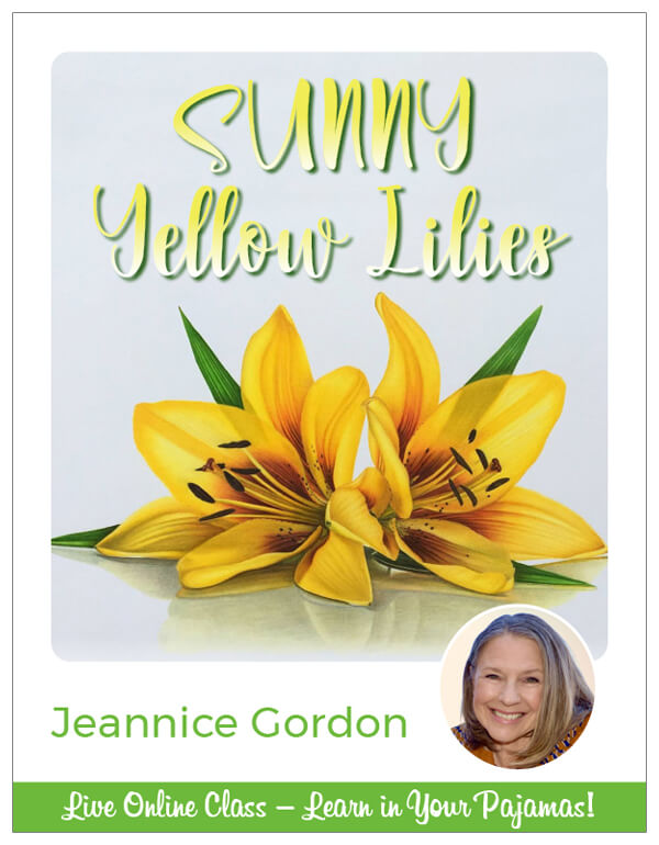 Sunny Yellow Lilies - Pajama Class with Jeannice Gordon
