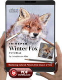 Winter Fox: In-Depth Colored Pencil Tutorial