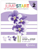 Jumpstart Level 2: Pansies in Colored Pencil