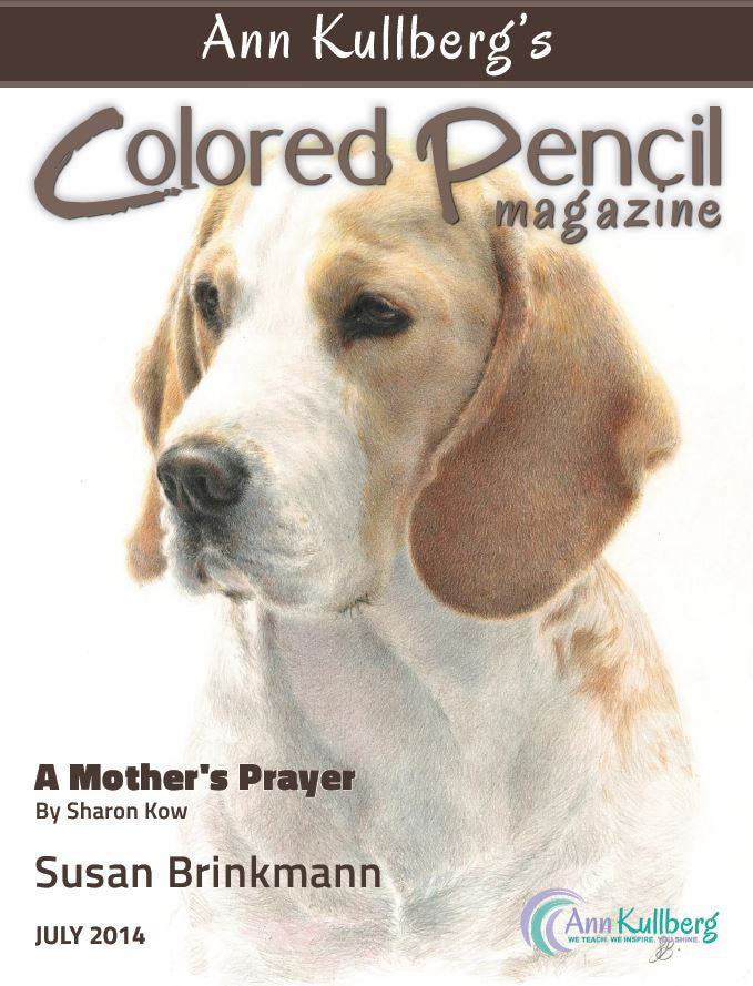 July 2014 - Ann Kullberg's Colored Pencil Magazine - Instant Download