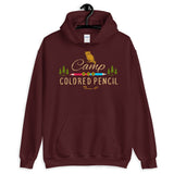 Camp Colored Pencil Hooded Sweatshirt